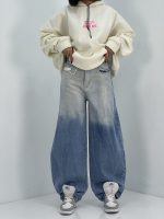 شلوار جین زنانه بالونی آبی روشن