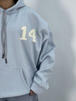 هودی باکسی دخترانه آبی