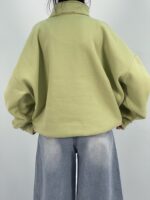 دورس نیم زیپ زنانه سبز