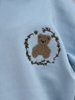 سویشرت باکسی دخترانه آبی