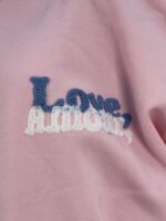 سویشرت باکسی دخترانه صورتی