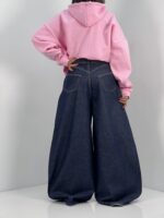 شلوار جین زنانه سوپر بگ بالون کد 5492