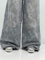 شلوار جین زنانه سوپر بگ طرحدار وارداتی