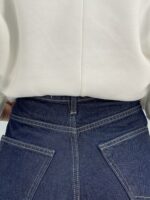 شلوار جین زنانه سوپر بگ خام شور