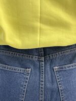 شلوار جین زنانه شافل بگ سرمه ای