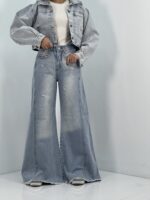 شلوار جین زنانه شافل یخی