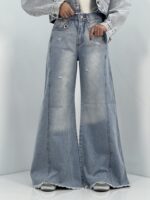 شلوار جین زنانه شافل یخی