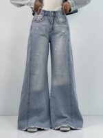 شلوار جین زنانه شافل یخی