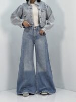 شلوار جین زنانه شافل یخی