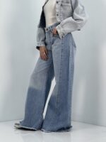 شلوار جین زنانه شافل یخی