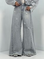 شلوار جین زنانه شافل یخی