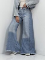 شلوار جین زنانه شافل یخی