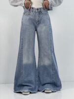 شلوار جین زنانه شافل یخی