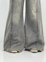 شلوار جین زنانه شافل کثیف شور