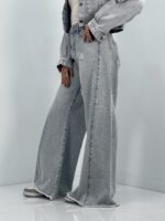 شلوار جین زنانه شافل یخی