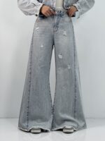 شلوار جین زنانه شافل یخی