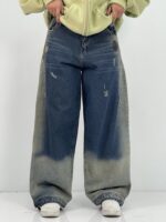 شلوار جین زنانه فول بگ کارپنتری