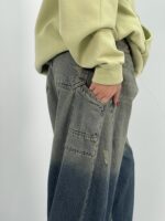 شلوار جین زنانه فول بگ کارپنتری