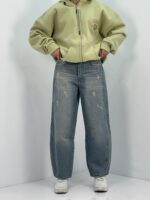 شلوار جین زنانه مام بالون