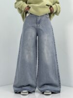 شلوار جین زنانه سوپر بگ آبی روشن