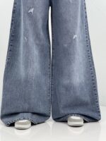 شلوار جین زنانه سوپر بگ آبی جدید