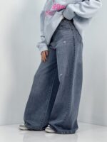 شلوار جین زنانه سوپر بگ آبی جدید