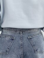 شلوار جین زنانه سوپر بگ آبی جدید