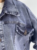 کت جین زنانه زغالی