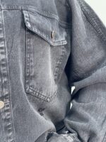 کت جین زنانه زغالی