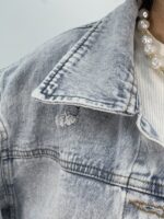 کت جین زنانه یخی