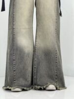 شلوار جین زنانه شافل بگ طوسی