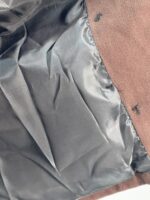 ترنچ کت زنانه کوتاه قهوه ای