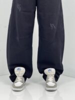 شلوار جین زنانه بالونی کارپنتری مشکی