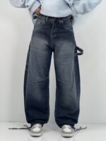 شلوار جین زنانه بالونی مکس کارپنتری آبی