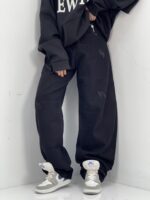 شلوار جین زنانه بالونی کارپنتری مشکی