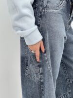 شلوار جین زنانه بالونی مکس کارپنتری آبی