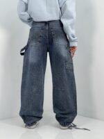 شلوار جین زنانه بالونی مکس کارپنتری آبی