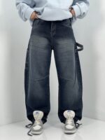 شلوار جین زنانه بالونی مکس کارپنتری آبی