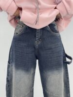 شلوار جین زنانه بالونی مکس کارپنتری آبی