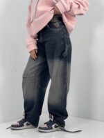 شلوار جین زنانه بالونی مکس کارپنتری آبی