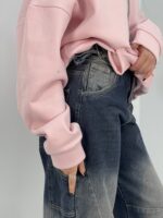 شلوار جین زنانه بالونی مکس کارپنتری آبی