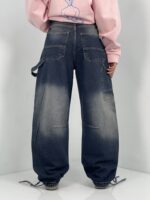 شلوار جین زنانه بالونی مکس کارپنتری آبی