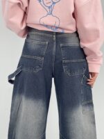 شلوار جین زنانه بالونی مکس کارپنتری آبی