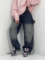 شلوار جین زنانه بالونی مکس کارپنتری آبی