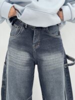 شلوار جین زنانه بالونی مکس کارپنتری آبی