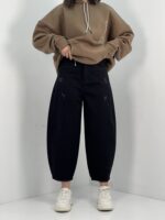 شلوار جین زنانه مام بالون مشکی