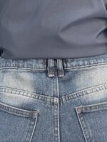 شلوار جین زنانه شافل بگ سرمه ای