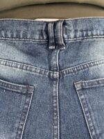 شلوار جین زنانه شافل بگ آبی تیره