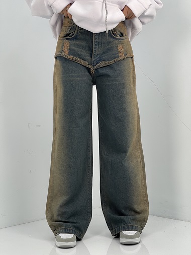 شلوار جین زنانه بگ سنگشور