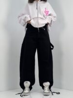 شلوار جین زنانه بالونی مکس مشکی